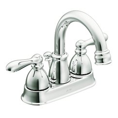 Moen CA84667 Double Handle Centerset Bathroom Faucet from the Caldwell Collection, Chrome