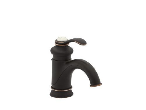 KOHLER K-12182-BRZ Fairfax Single-Control Lavatory Faucet, Oil-Rubbed Bronze