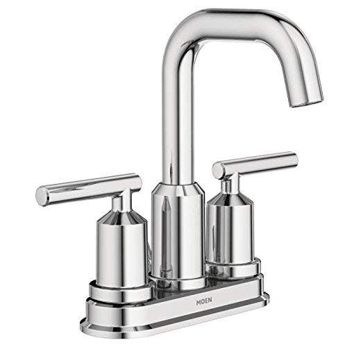 Moen WS84228 Two-Handle High Arc Bathroom Faucet, Chrome