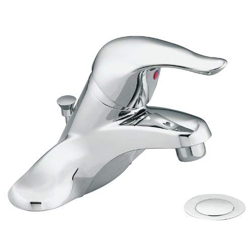 Moen L4621 Chateau One-Handle Low-Arc Bathroom Faucet with Drain Assembly, Chrome