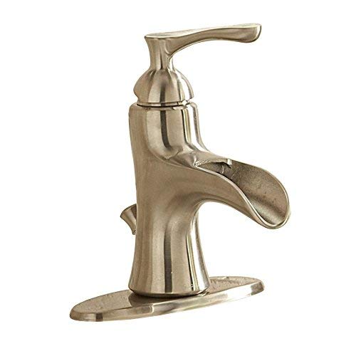 Giagni Andante Brushed Nickel 1-Handle Single Hole/4-in Centerset WaterSense Bathroom Sink Faucet