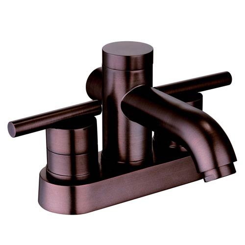 Yosemite Home Decor YP2812-ORB Two Handle Centerset Lavatory Faucet with Pop-Up Drain, Oil Rubbed Bronze