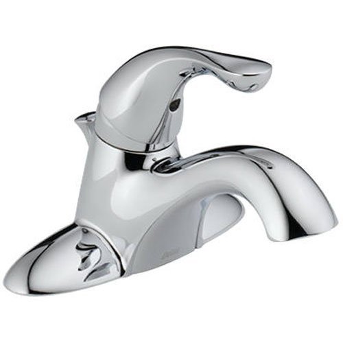Delta 520-DST Classic Single Handle Centerset Bathroom Faucet, Chrome