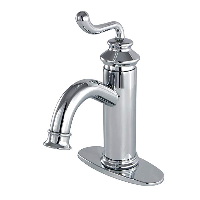 Kingston Brass FS5411RL Royale Center Set Bathroom Faucet with Pop-Up Drain, 5-Inch, Polished Chrome