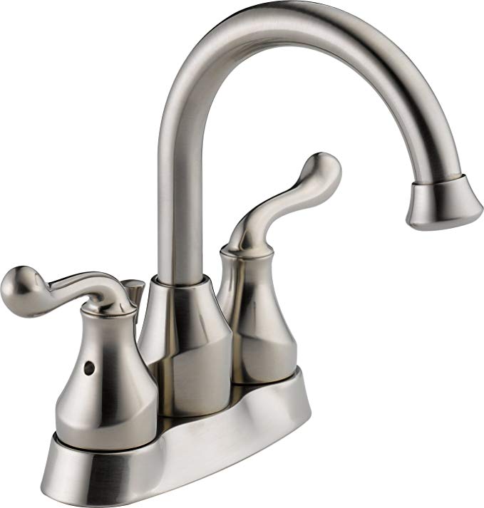 Delta 25960LF-SS Talbott Two Handle Centerset Bathroom Faucet, Stainless
