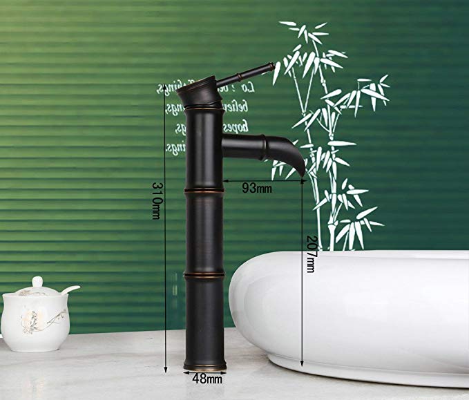 Yanksmart Classic Oil Rubbed Bronze Bathroom Basin Sink Waterfall Faucet Mixer Tap L8655-1