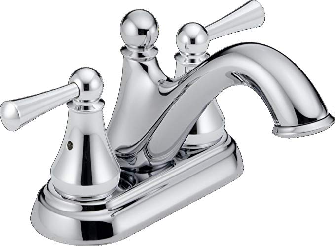 Delta Haywood 2-Handle Centerset Bathroom Faucet with Drain Assembly, Chrome 25999LF