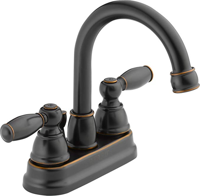 Peerless P299685LF-OB Apex Two Handle Bathroom Faucet, Oil Bronze