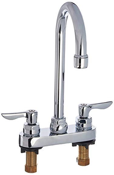 American Standard 7500.140.002 Monterrey Centerset Gooseneck Lavatory Faucet with Lever Handles, Chrome