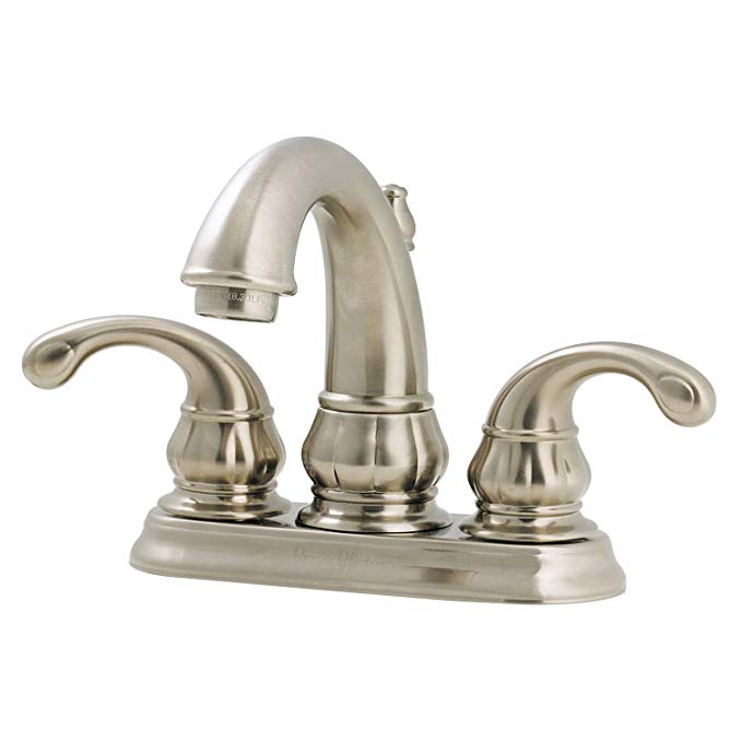 Pfister LF048DK00 Treviso 2-Handle 4 Inch Centerset Bathroom Faucet in Brushed Nickel, Water-Efficient Model