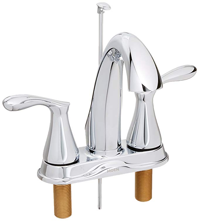 Moen WS84948 Two-Handle High Arc Bathroom Faucet, Chrome