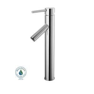 Glacier Bay Single Hole 1-Handle High-Arc Bathroom Vessel Faucet in Chrome