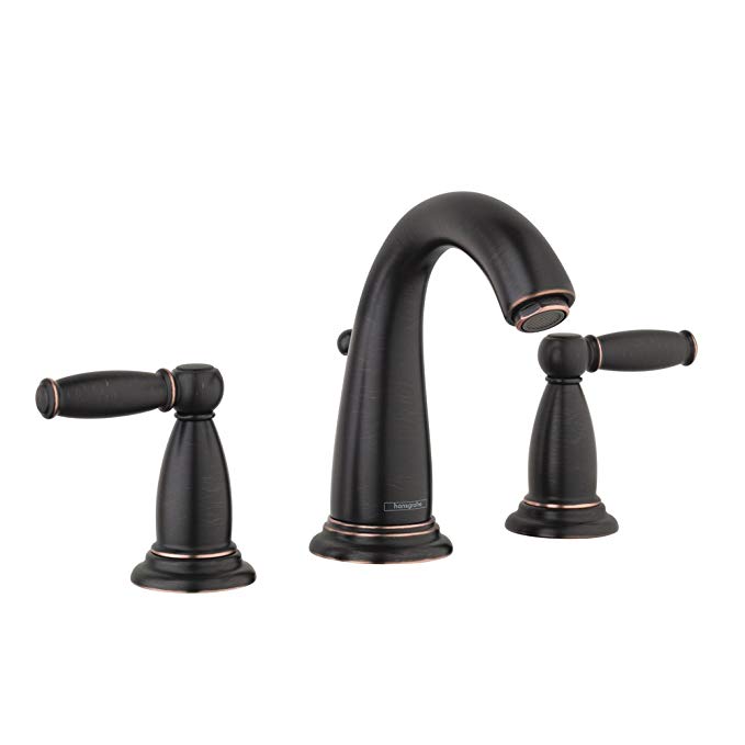 Hansgrohe 06117920 Swing C Widespread Faucet with Lever Handles, Rubbed Bronze