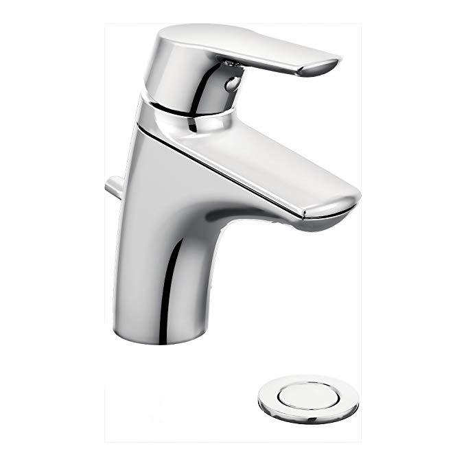 Moen 6810 Method One-Handle Low Arc Bathroom Faucet, Chrome